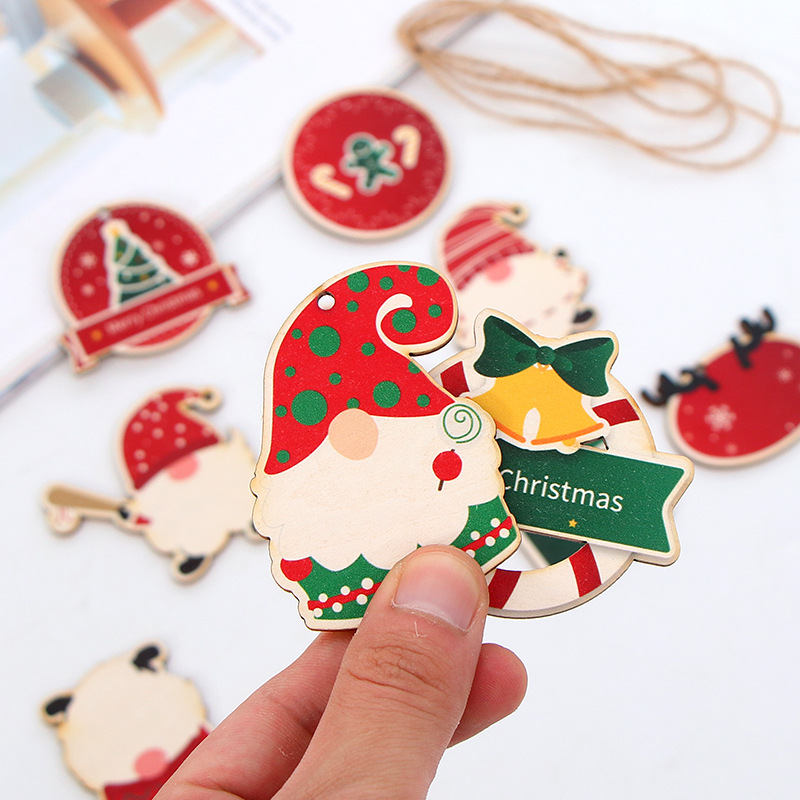 Customizable Wooden Ornaments Pendant 3