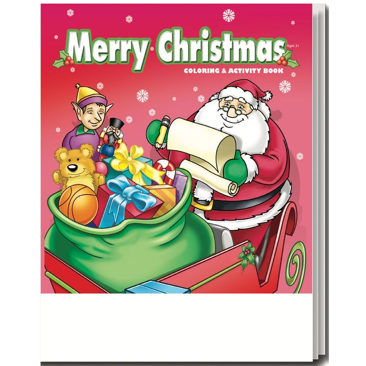 Merry Christmas Coloring Books - Ages 3-11
