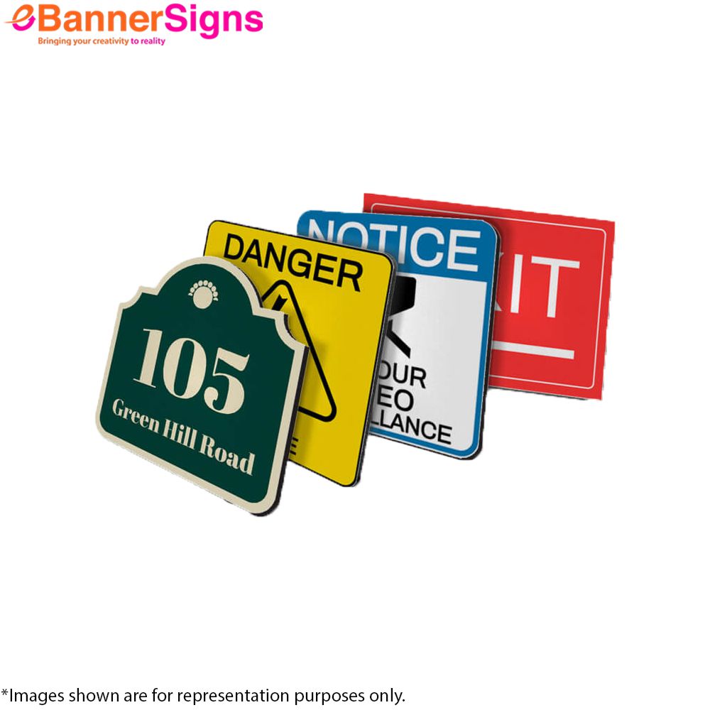 Reflective Metal Sign with Top & Bottom holes 7