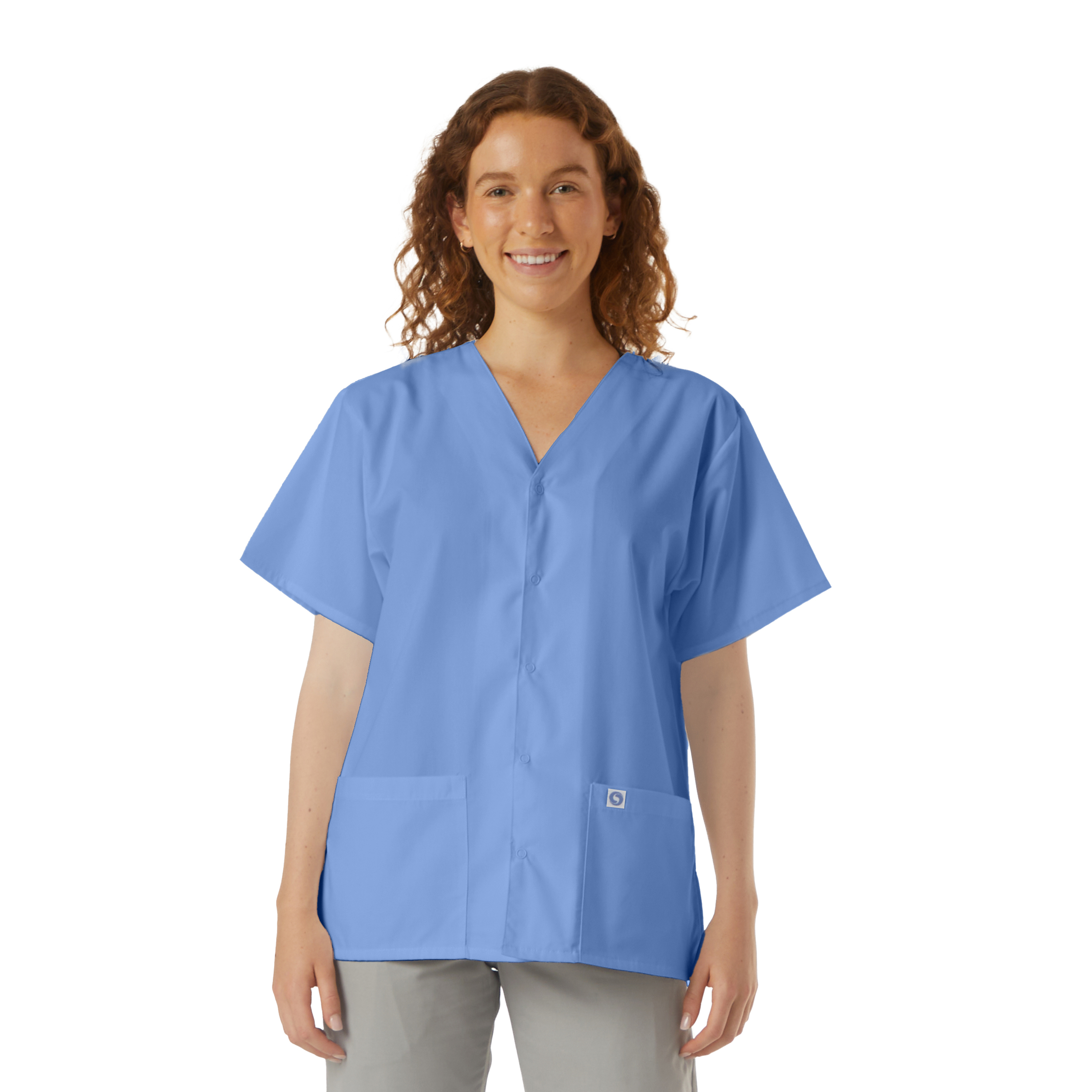 UltraSoft Snap-Front Scrub Tunic 4