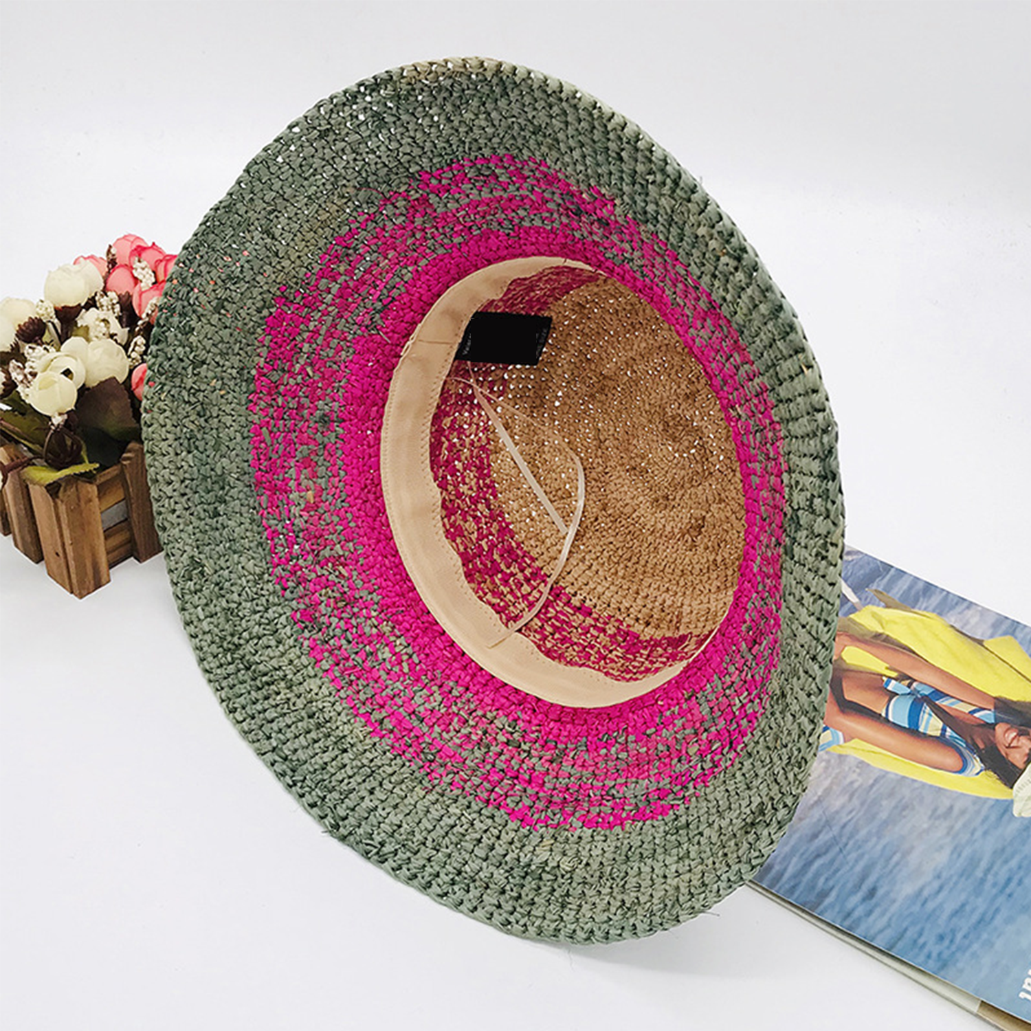Wide Brim Foldable Straw Hat 3