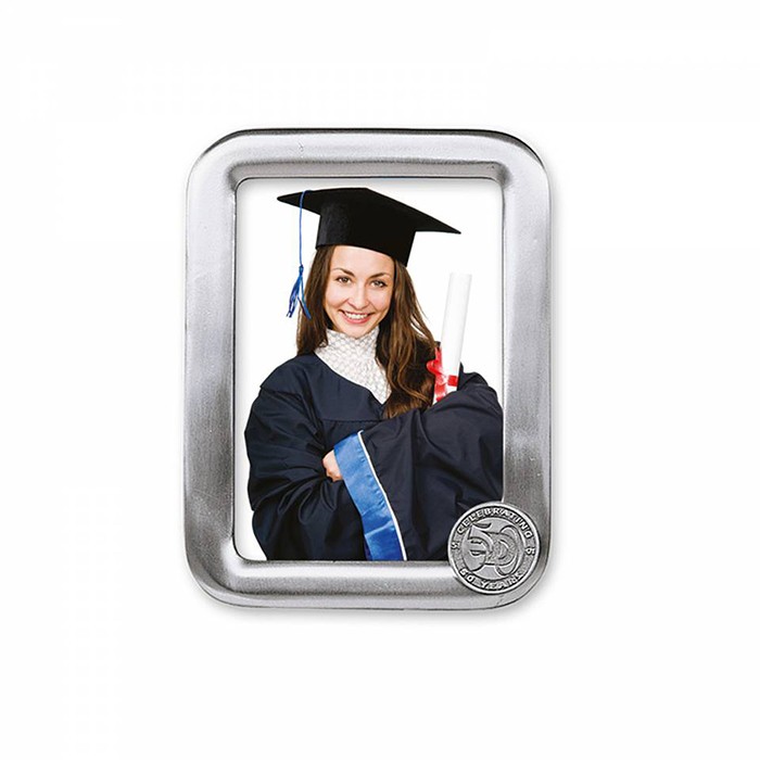 Vertical Photo Frame with Custom Emblem (3.5"x 5" Photo) 1