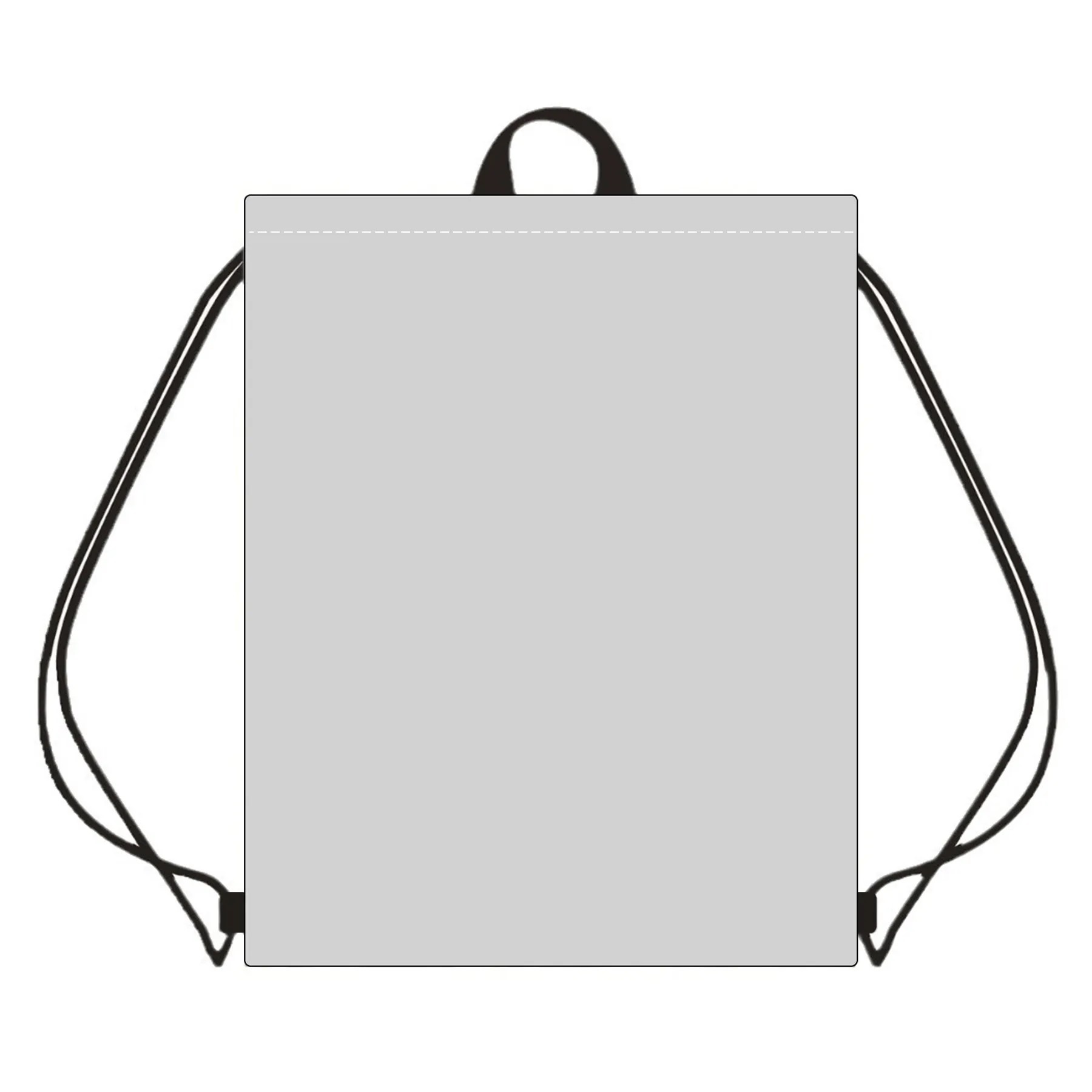 13.39X16.93 Inch Oxford Fabric Drawstring Backpack 2