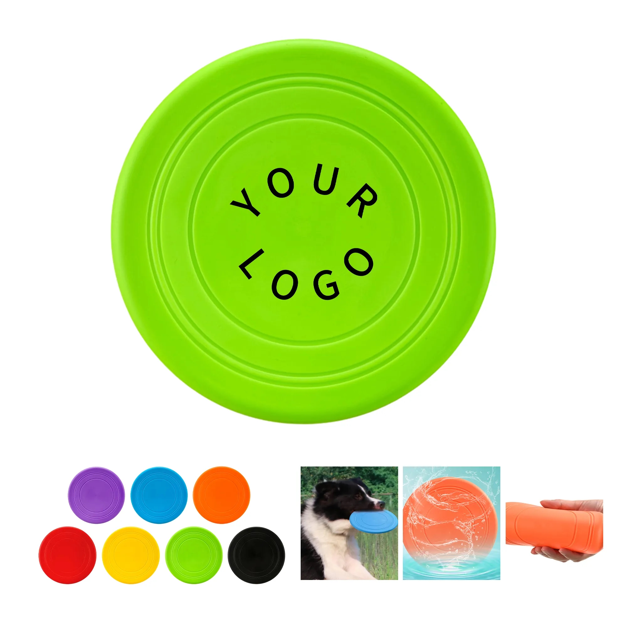 Flexible Silicone Flyer Disc Durable 7in 6