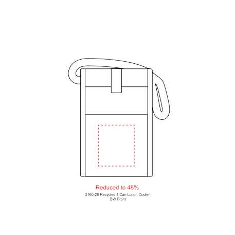 Reclaim Recycled 4 Can Lunch Cooler 1