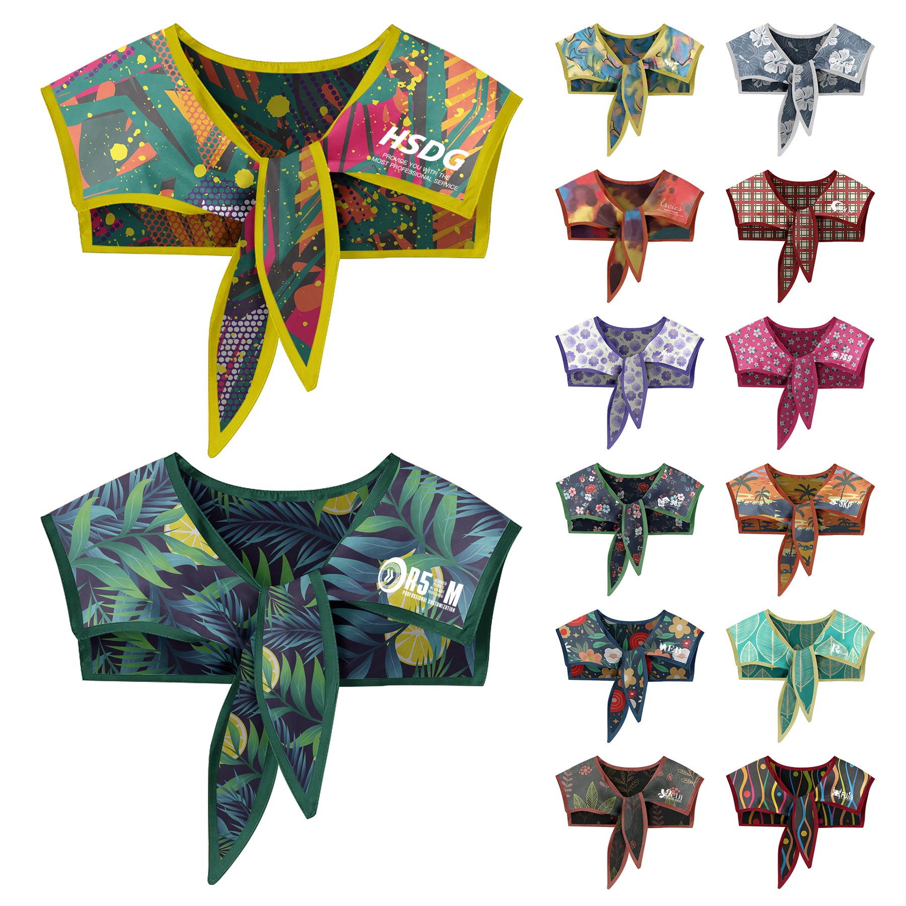 Fake Collar Shawl / Scarf 4