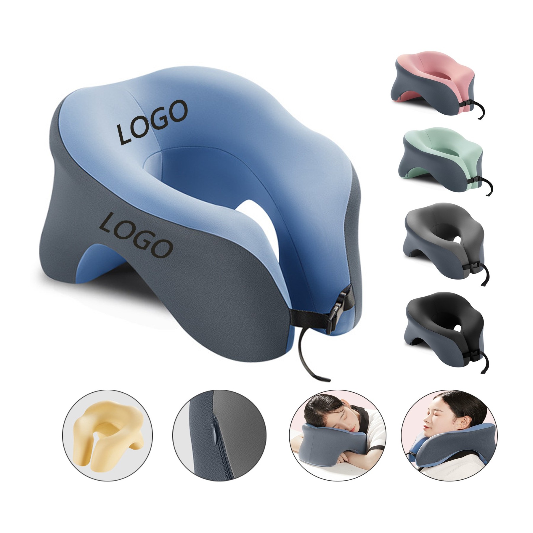 Memory Sponge Travel Flying Neck Pillow