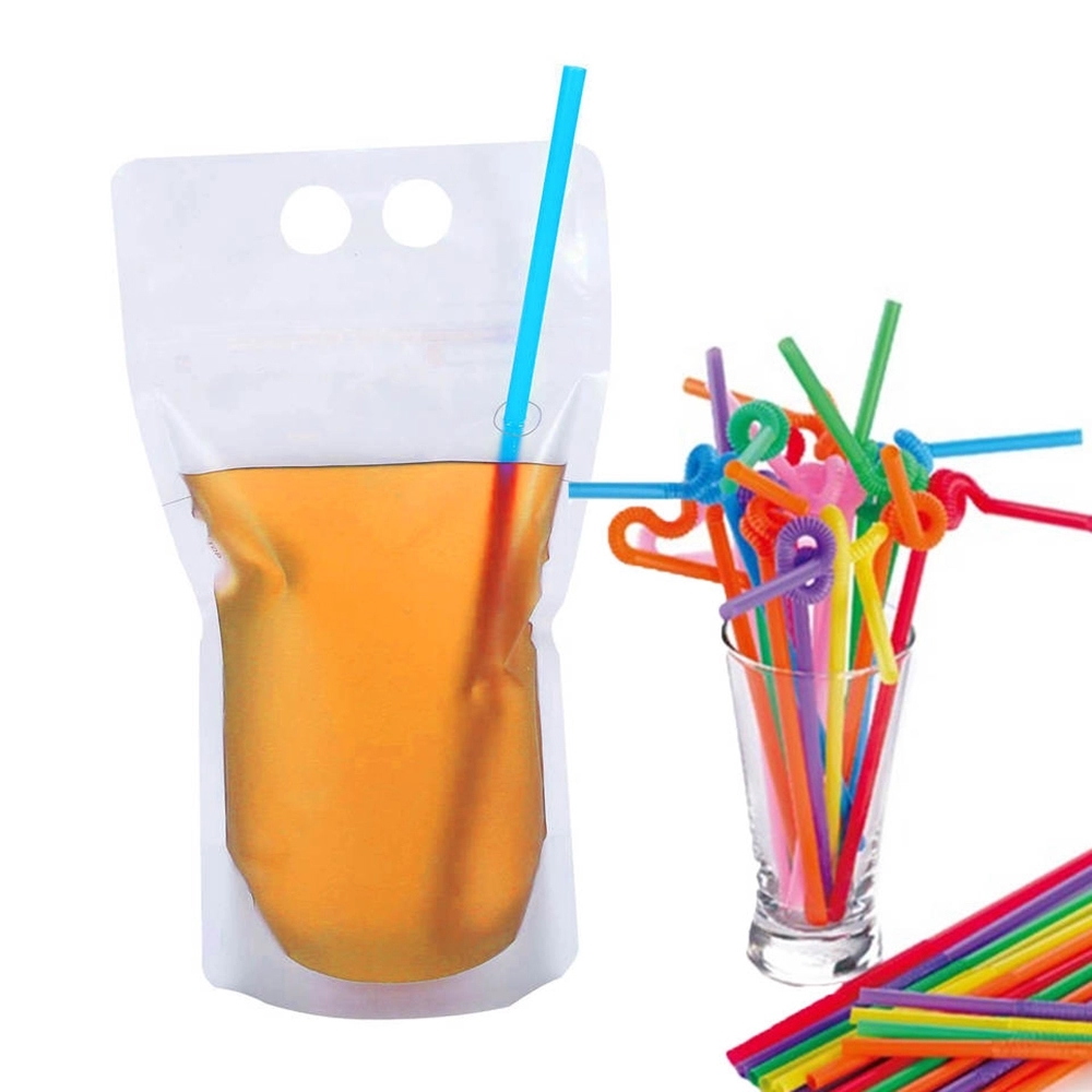 Drink Pouch With Straw 2