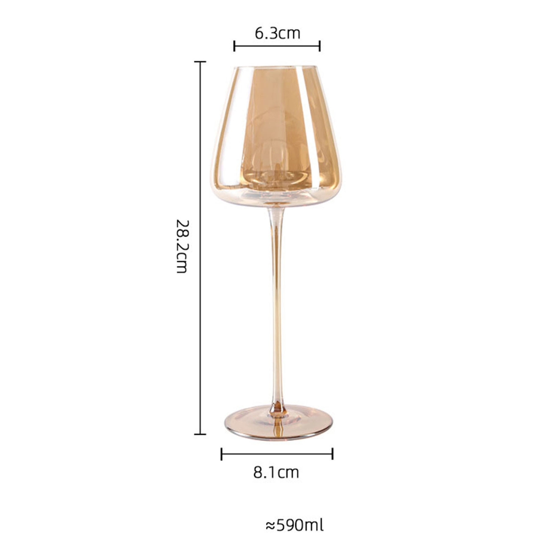 19 oz Wedding Party Crystal Wine Glass 10