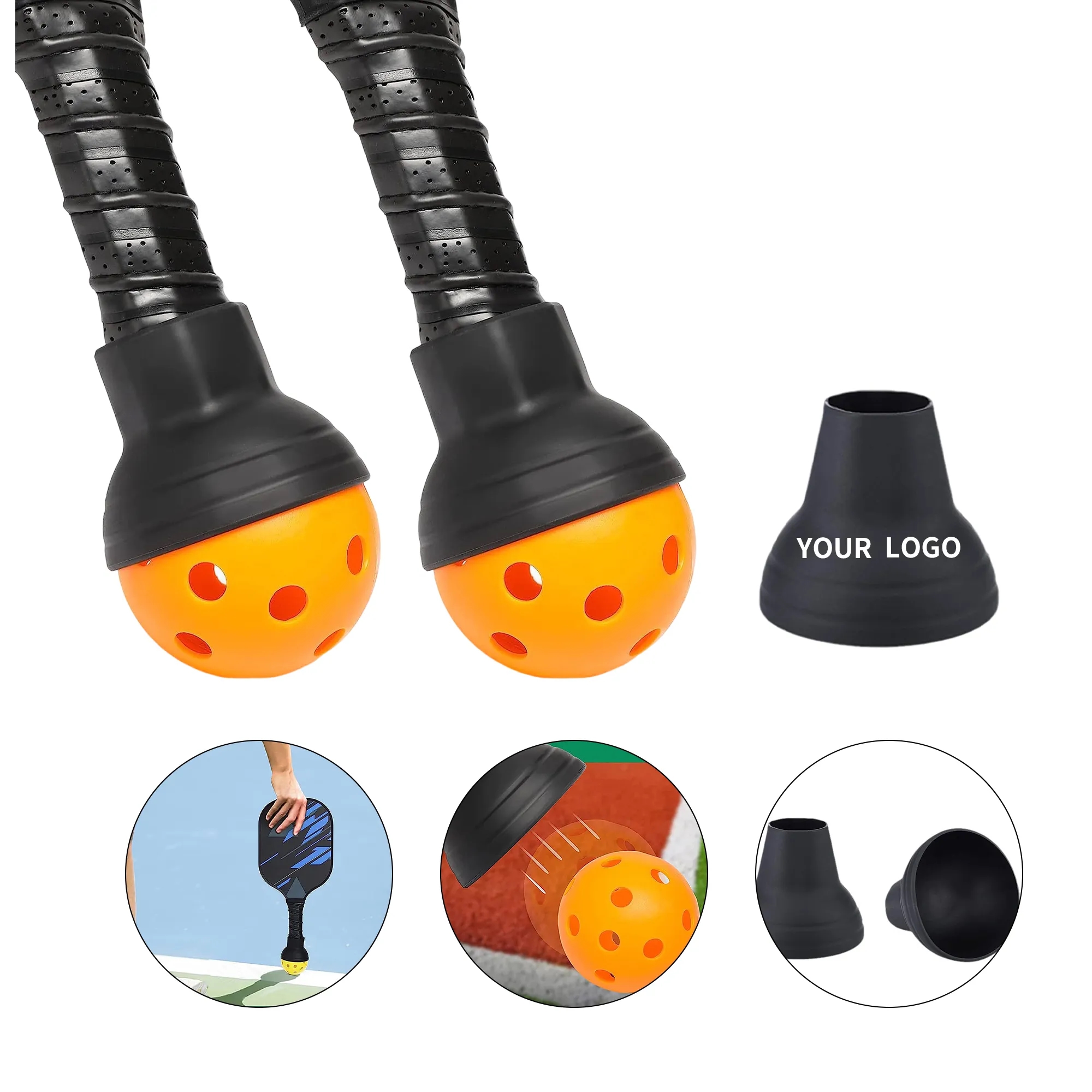 Silicone Pickleball Paddle Ball Grabber 1
