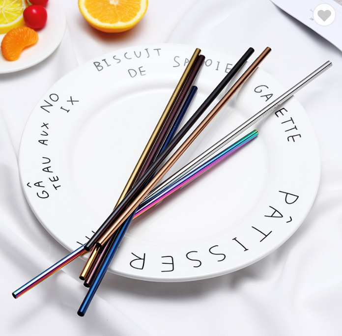 Reusable stainless steel drinking straw 3