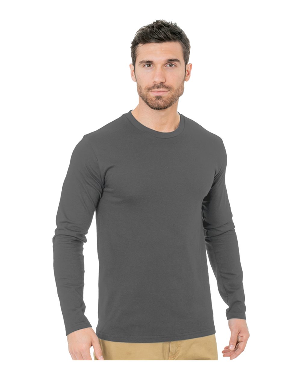 Unisex Fine Jersey Long Sleeve T-Shirt - 9550 4
