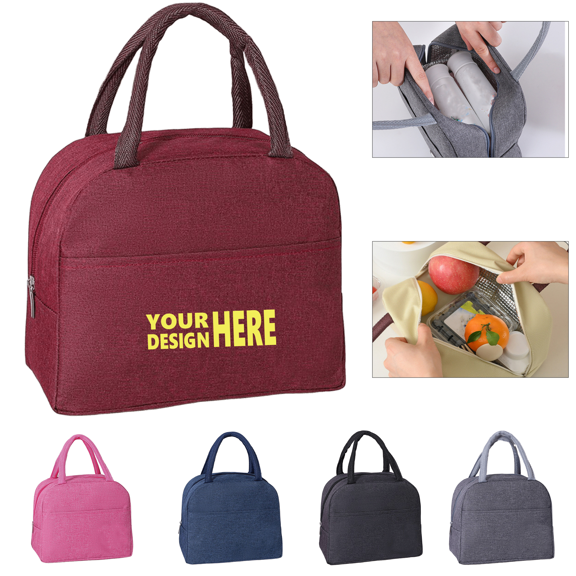 Cooler Lunch Bag - Portable Oxford Cloth Design 2