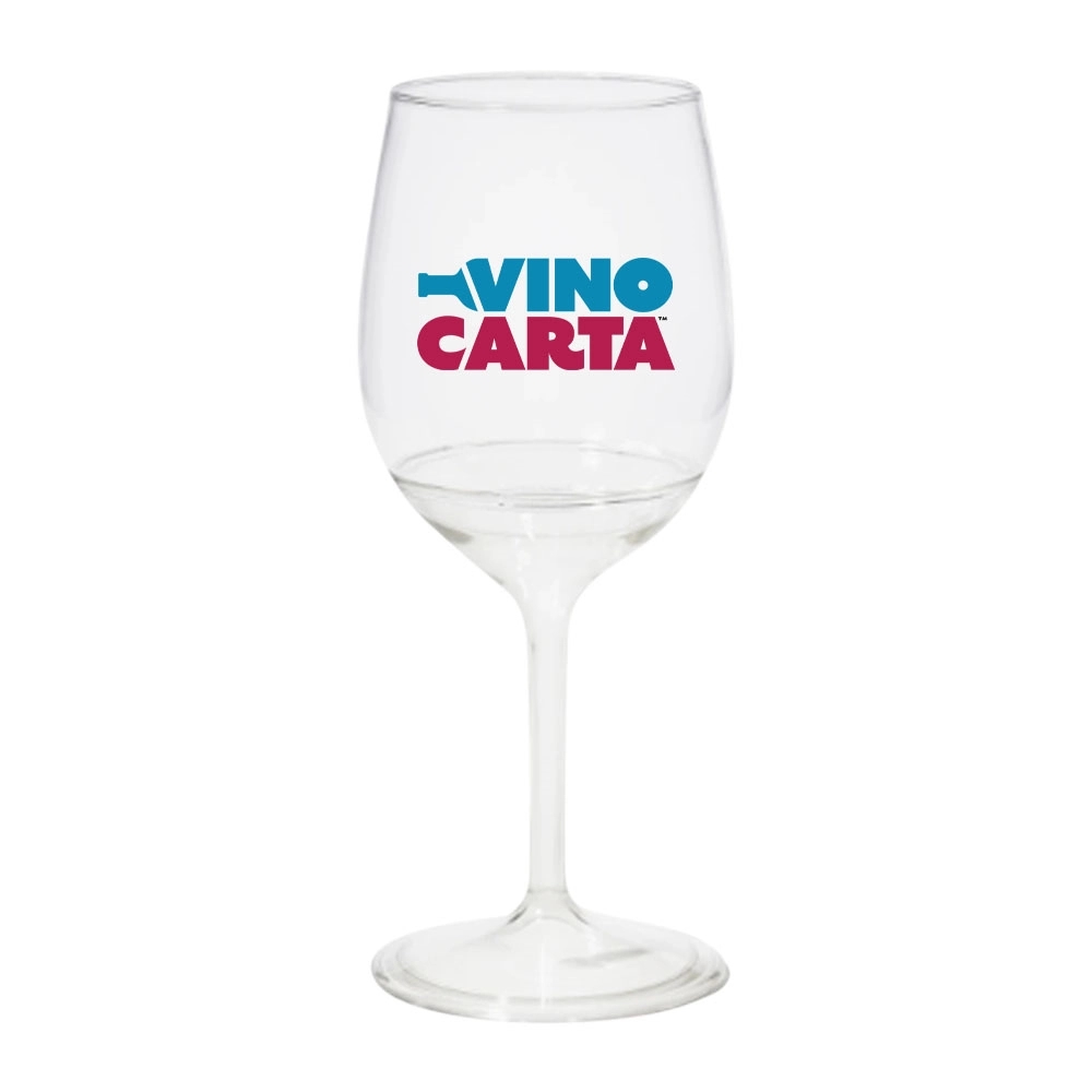 14 oz. Stemmed Plastic Wine Glass (Detachable) 2