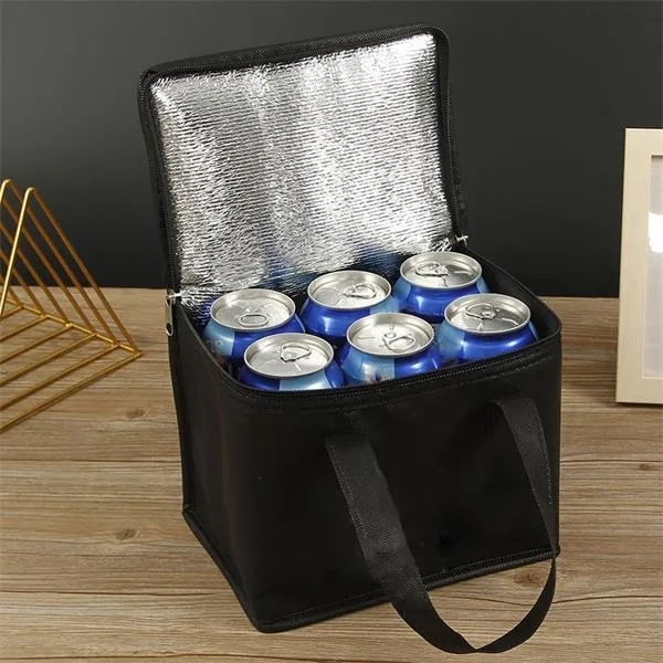 6 Cans Insulated Reusable Grocery Cooler Bag 4