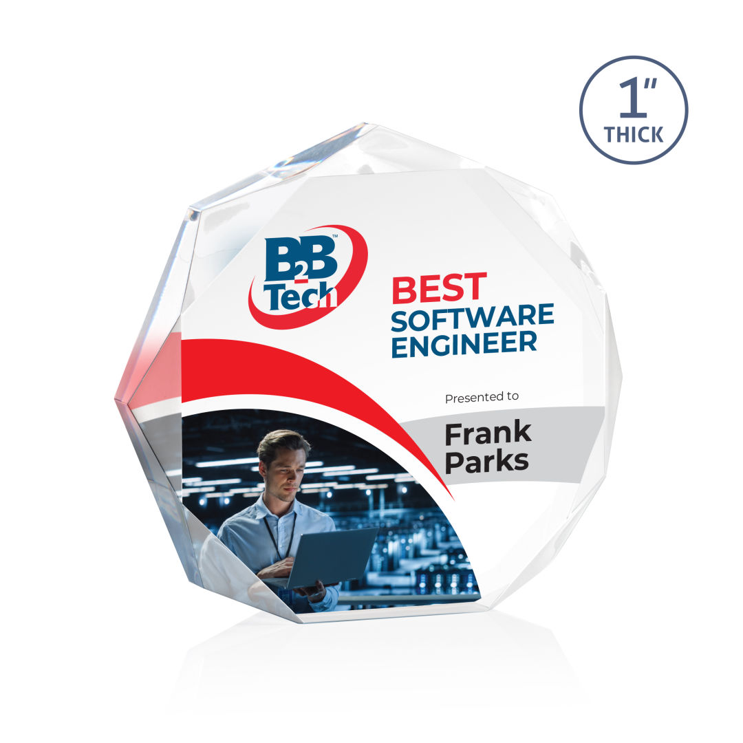 Piedmont VividPrint™ Award - Clear 15