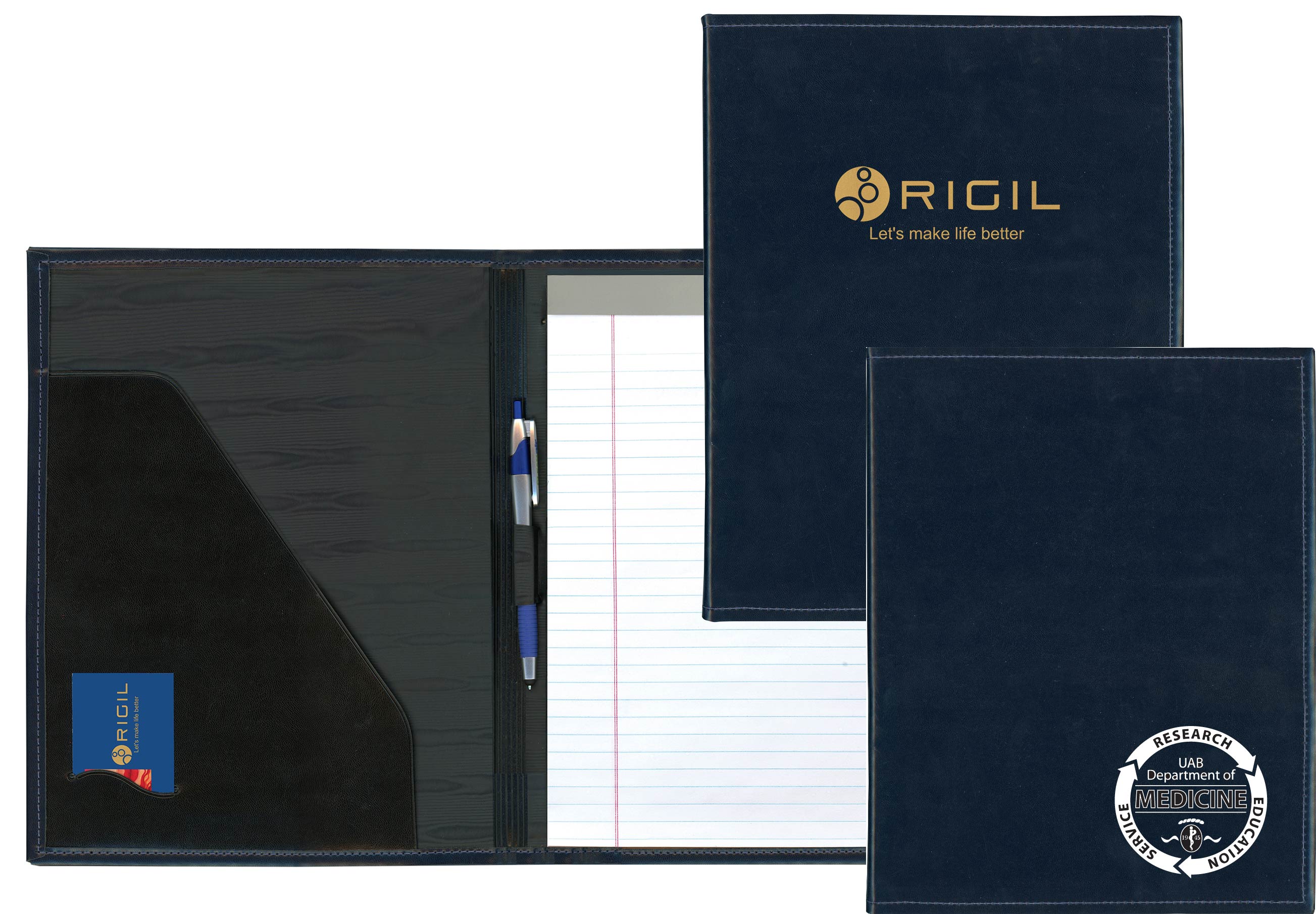 Premium Turned-Edge Padfolio with Foam Padded Cover - Senior size 1