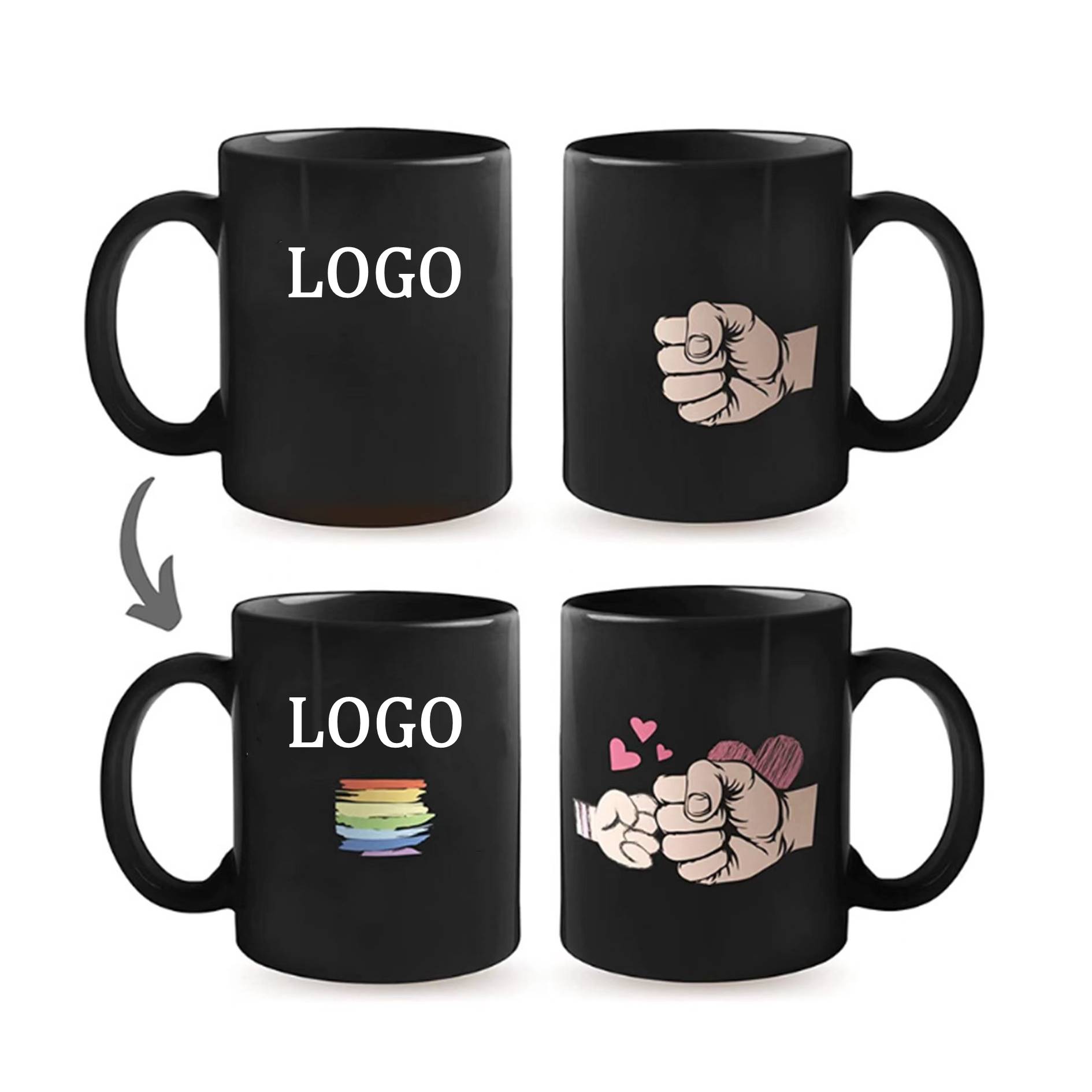 Heat Changing Ceramic Coffee Mug 2