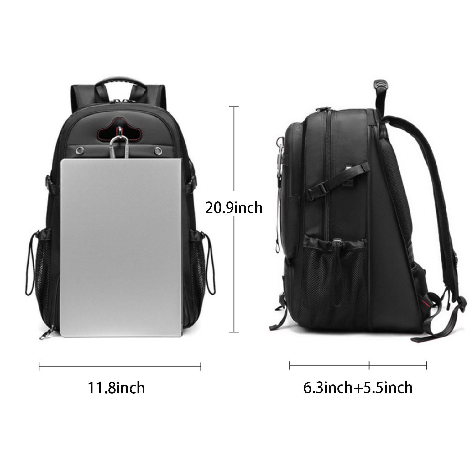 Men's Backpack with USB Charging Port 4