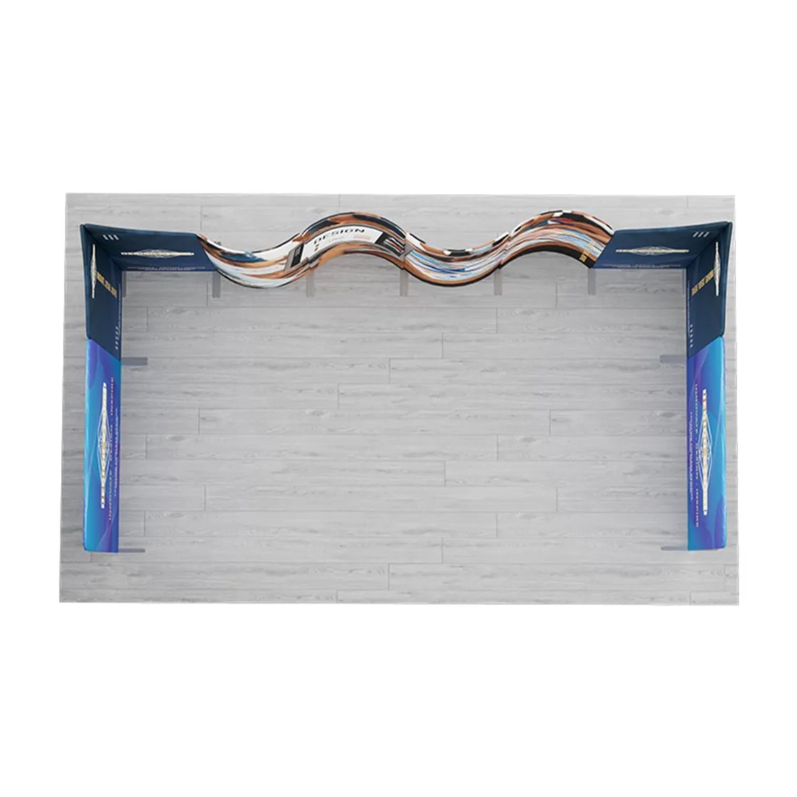 20ft Magnetic Modular Fabric Displays - U Shape 11