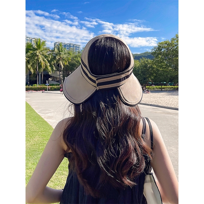 Empty Visor Cap For Women Wide Beach Sun Hats 2
