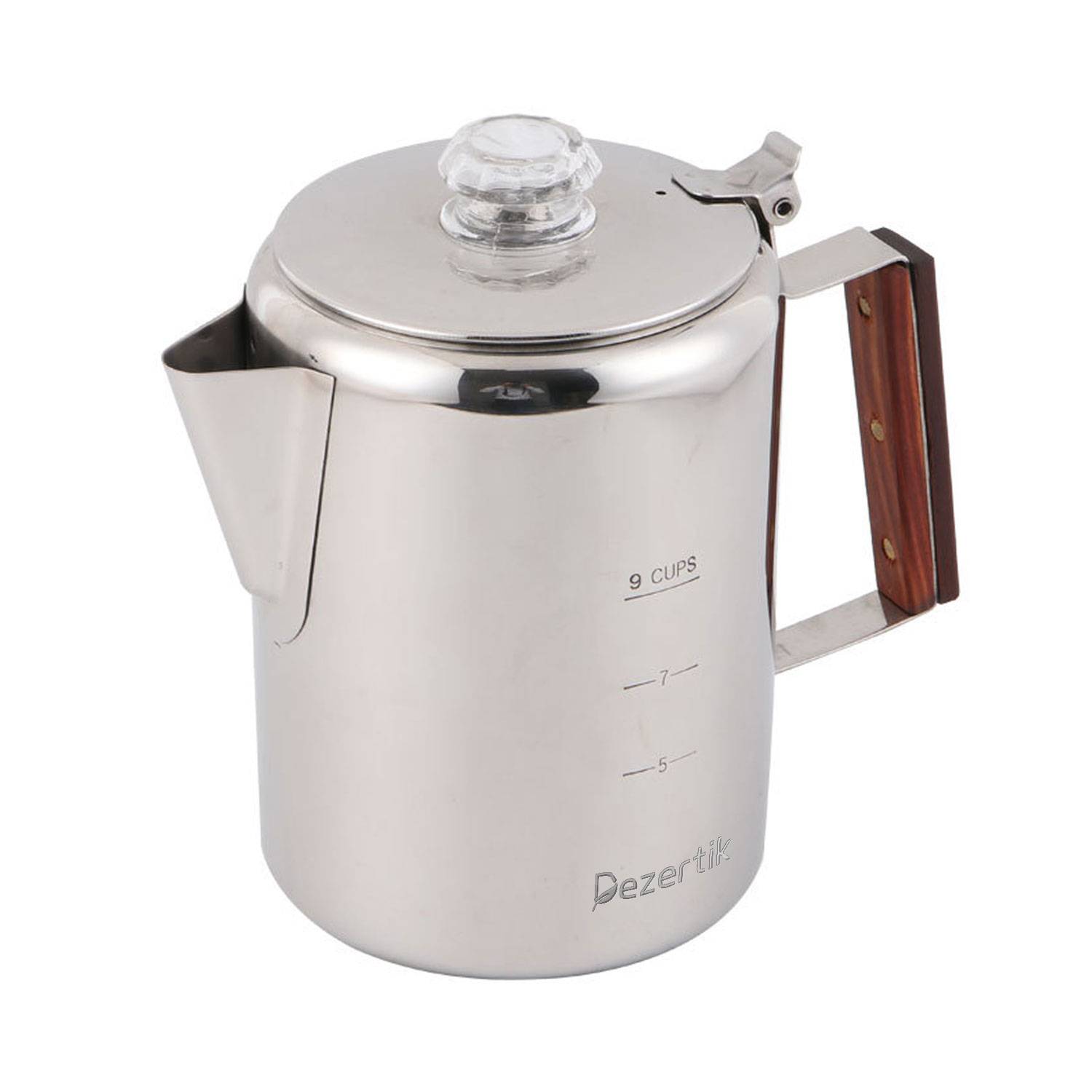 74oz Stainless Steel Outdoor Short Spout Coffee Pot 2