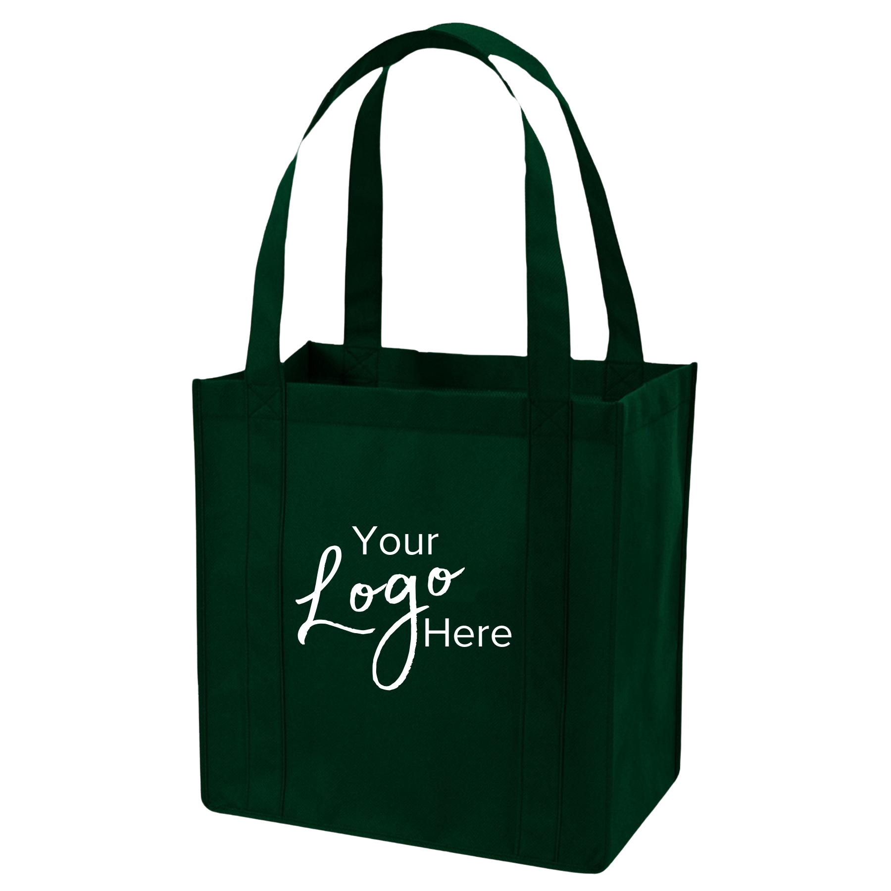 Non-Woven 12 1/2"W x 13 1/2"H x 8 1/2" Gusset Tote Bag w/ Inforced Bottom 18