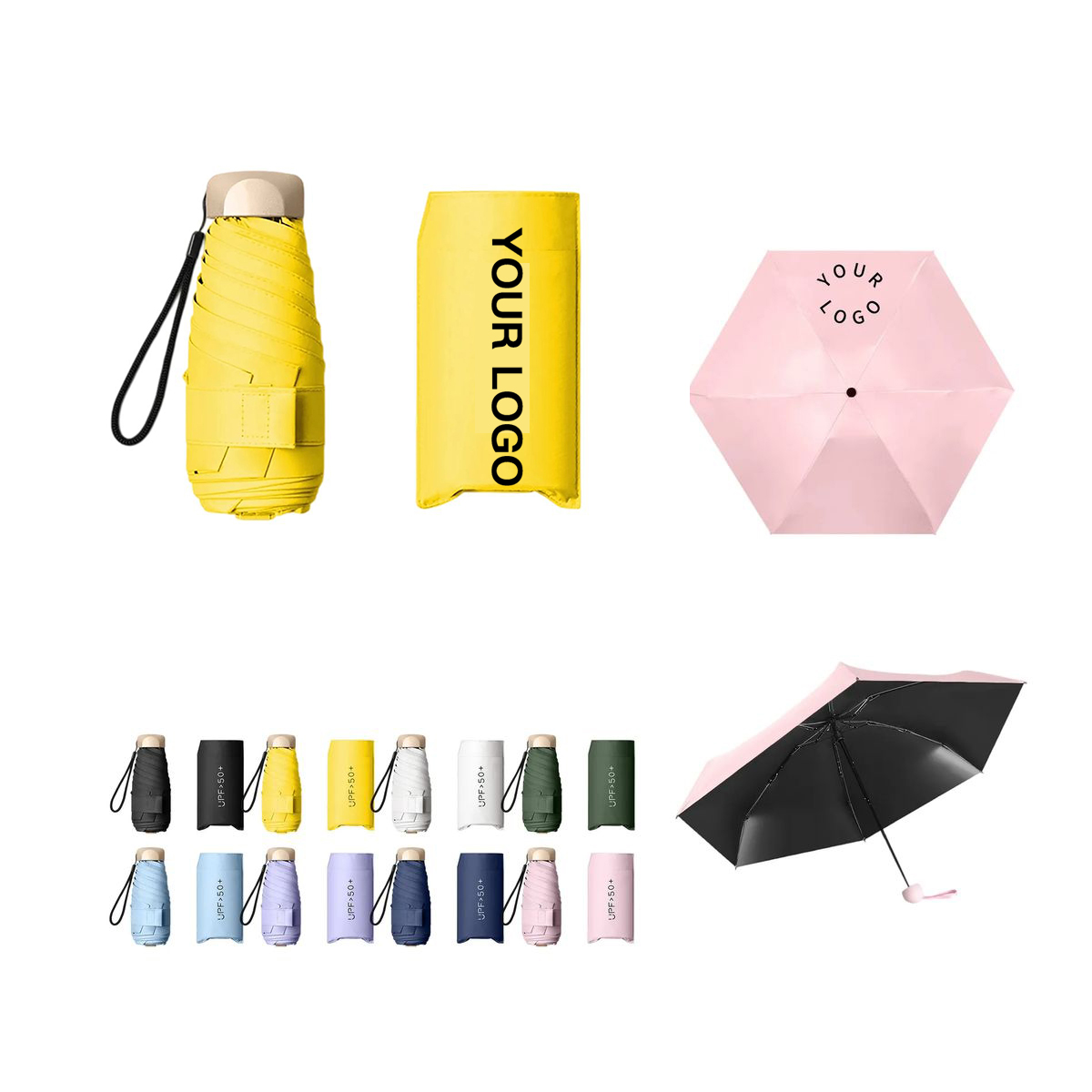 Lightweight Impact Cloth Pocket Umbrella for Daily Travel 6