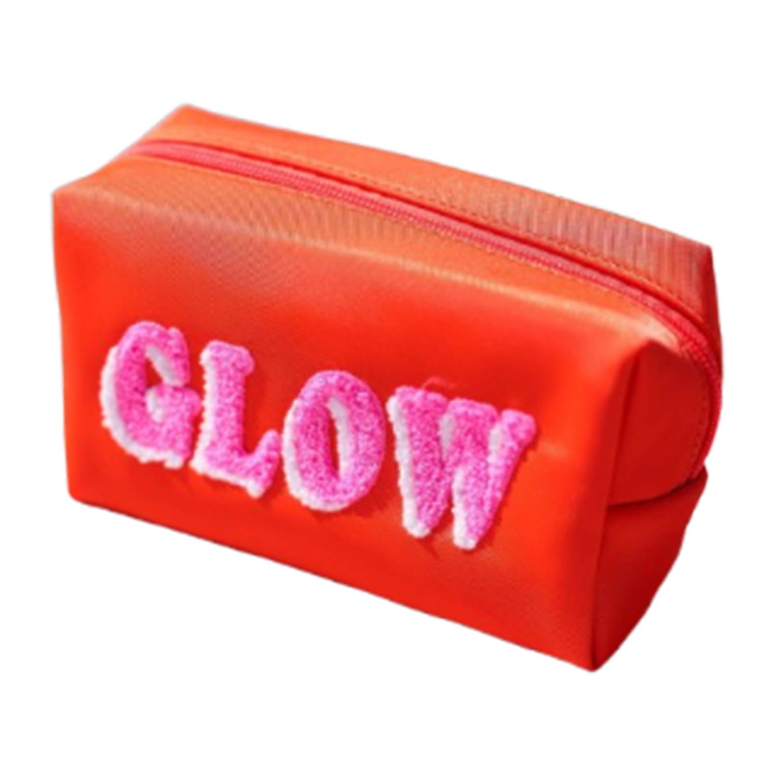 Waterproof Nylon Embroidered Letter Makeup Bag 1