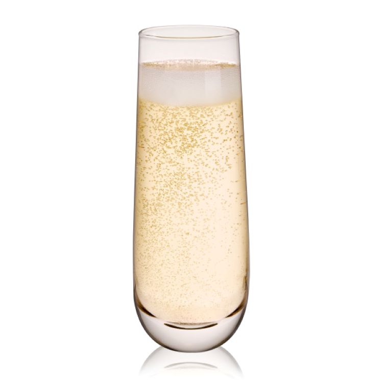 True® Stemless Champagne Flute, set of 4 8