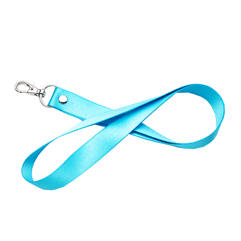 9/16" wide Silkscreened Polyester Lanyard with one standard 5