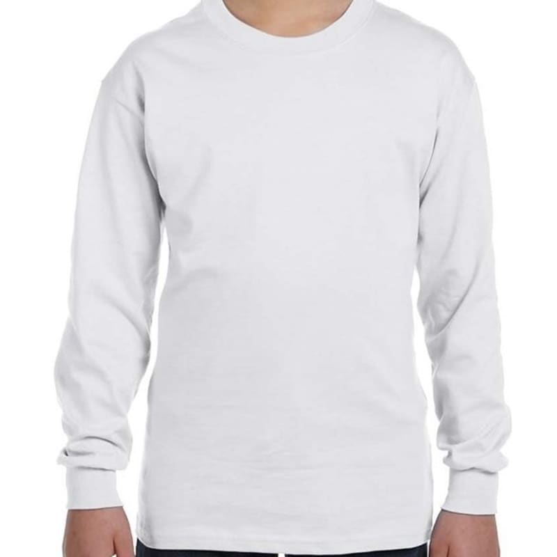 Hanes Youth Authentic-T Long-Sleeve T-Shirt 6