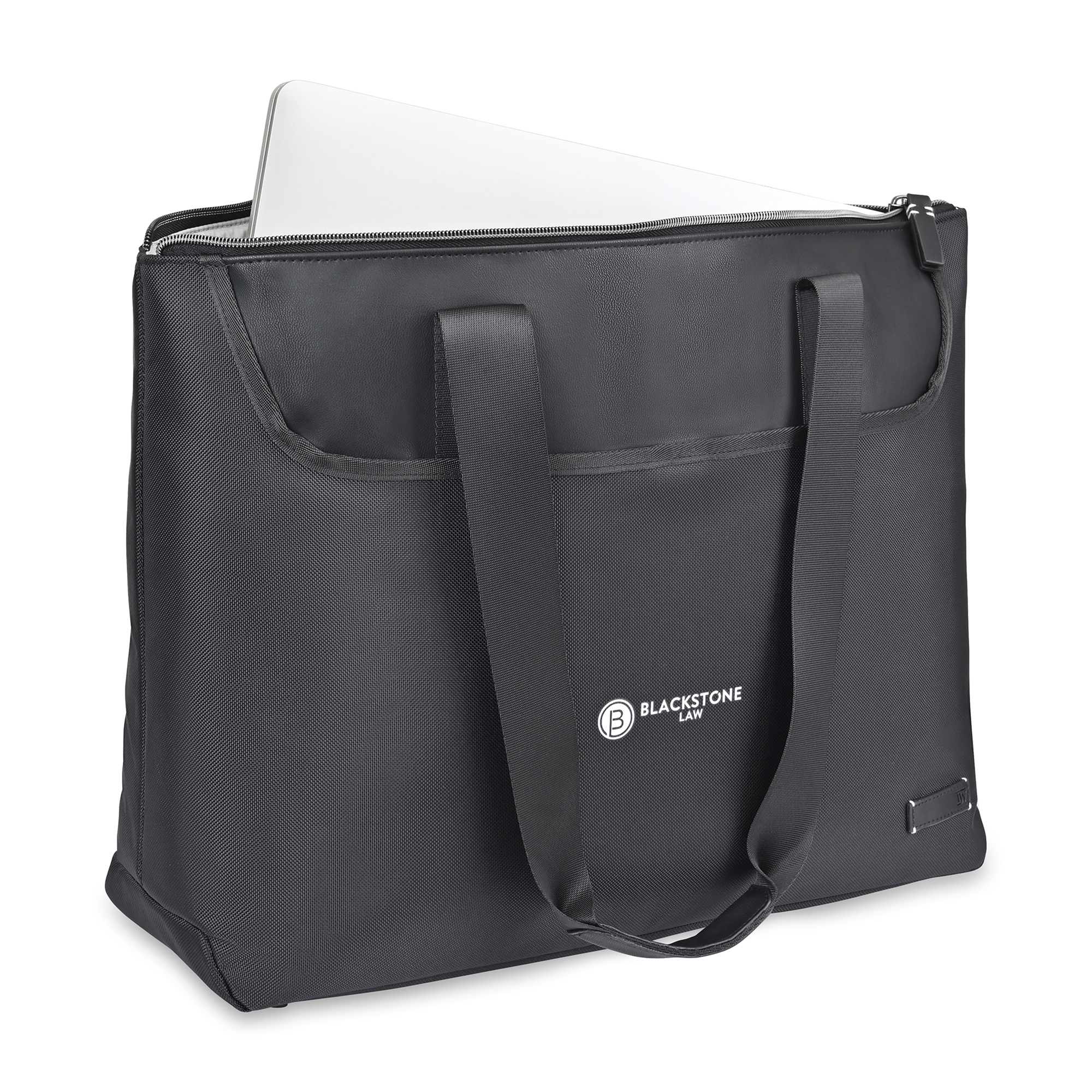 Travis & Wells® Lennox Recycled Nylon Laptop Tote 15
