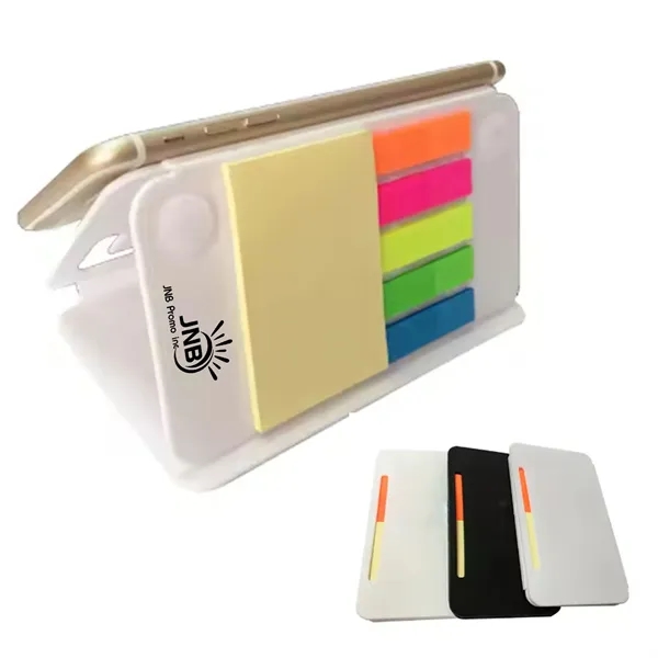 Mobile Device Stand Phone Holder with Sticky Notes