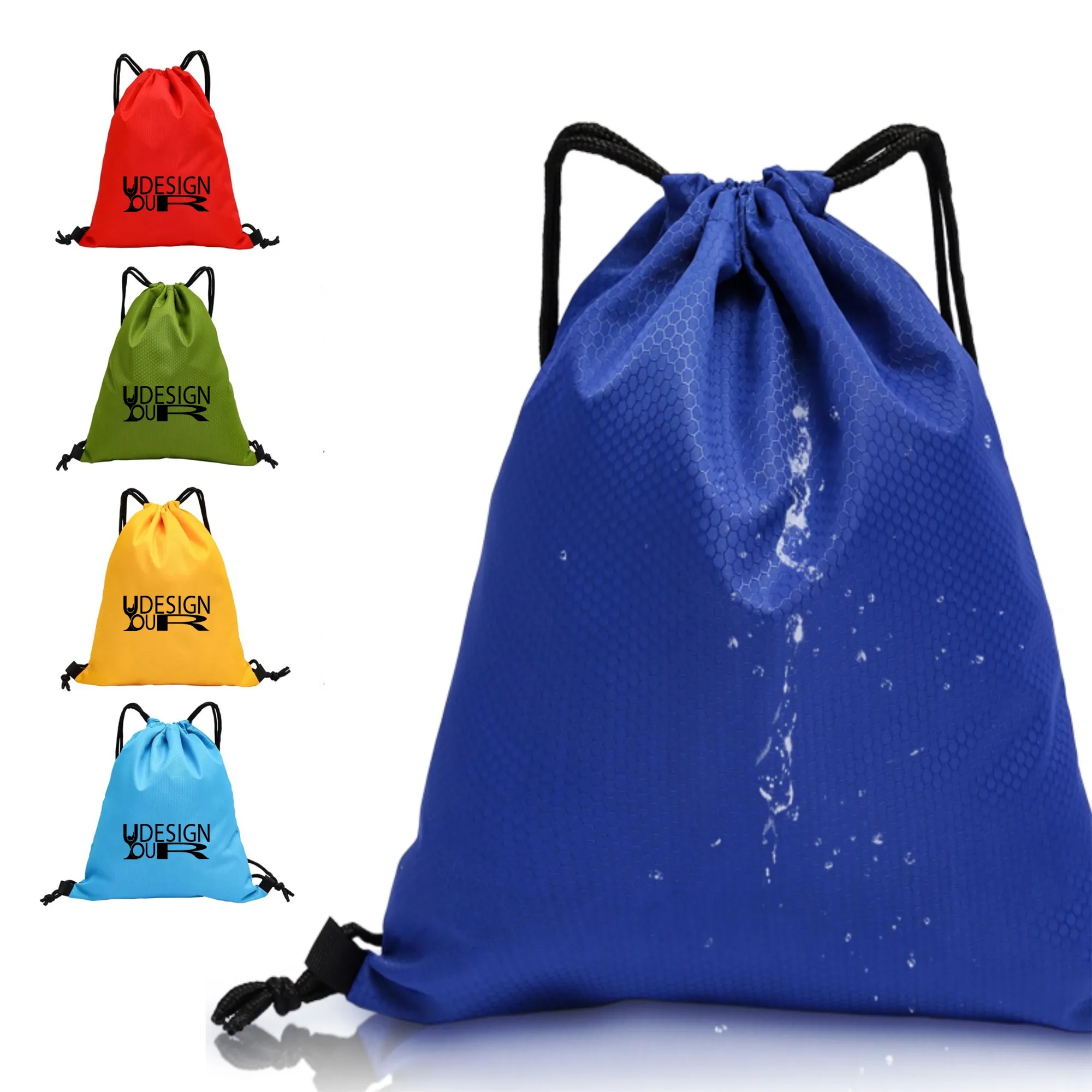 Oxford Cloth Drawstring Backpack Bag MOQ 100 2