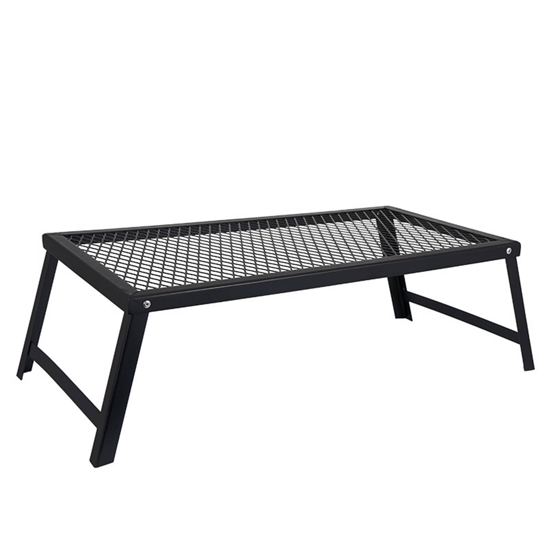 Folding camping barbecue table 2