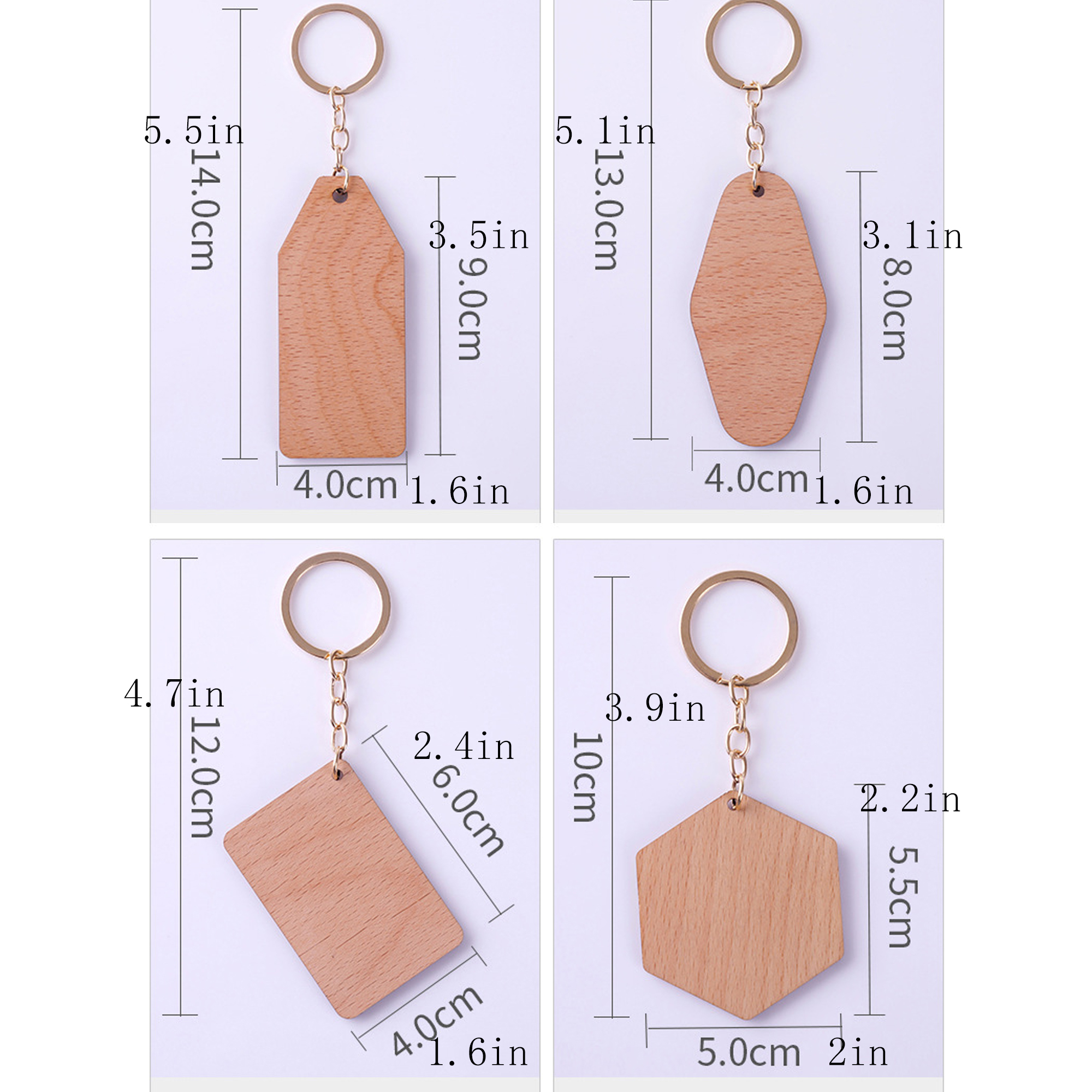 Wooden Key Tag 4