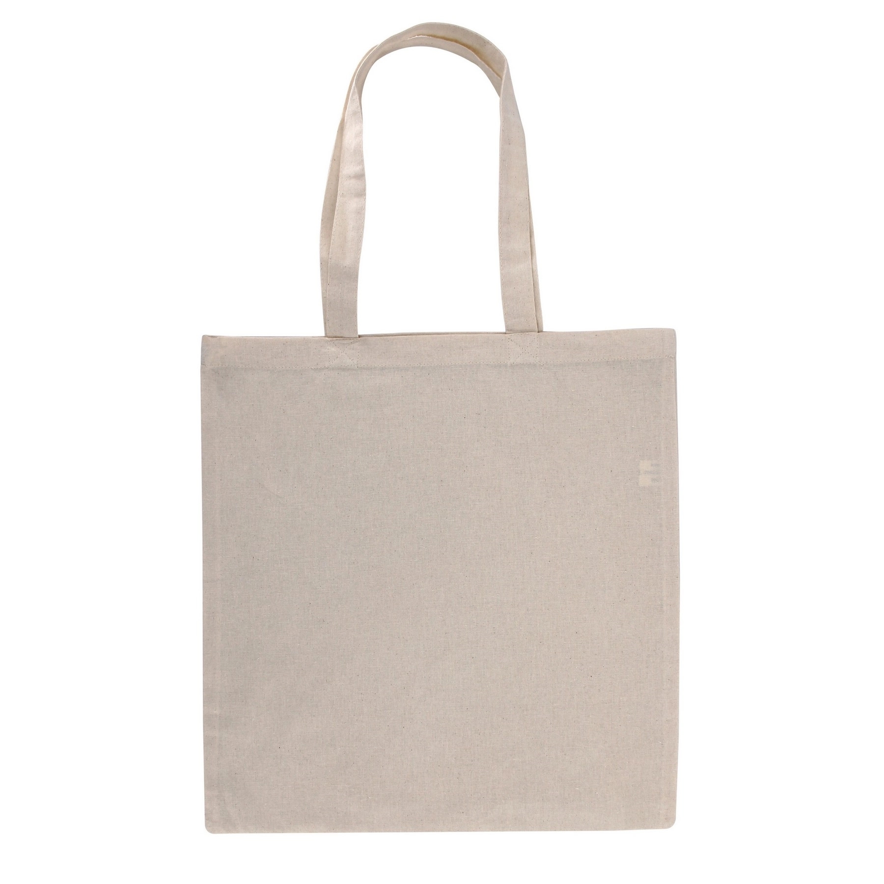 Open Top Solid Color Canvas Tote Bag, custom tote bag with logo imprint 3