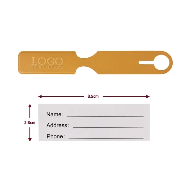 Premium Vegan Leather Luggage Tag 9