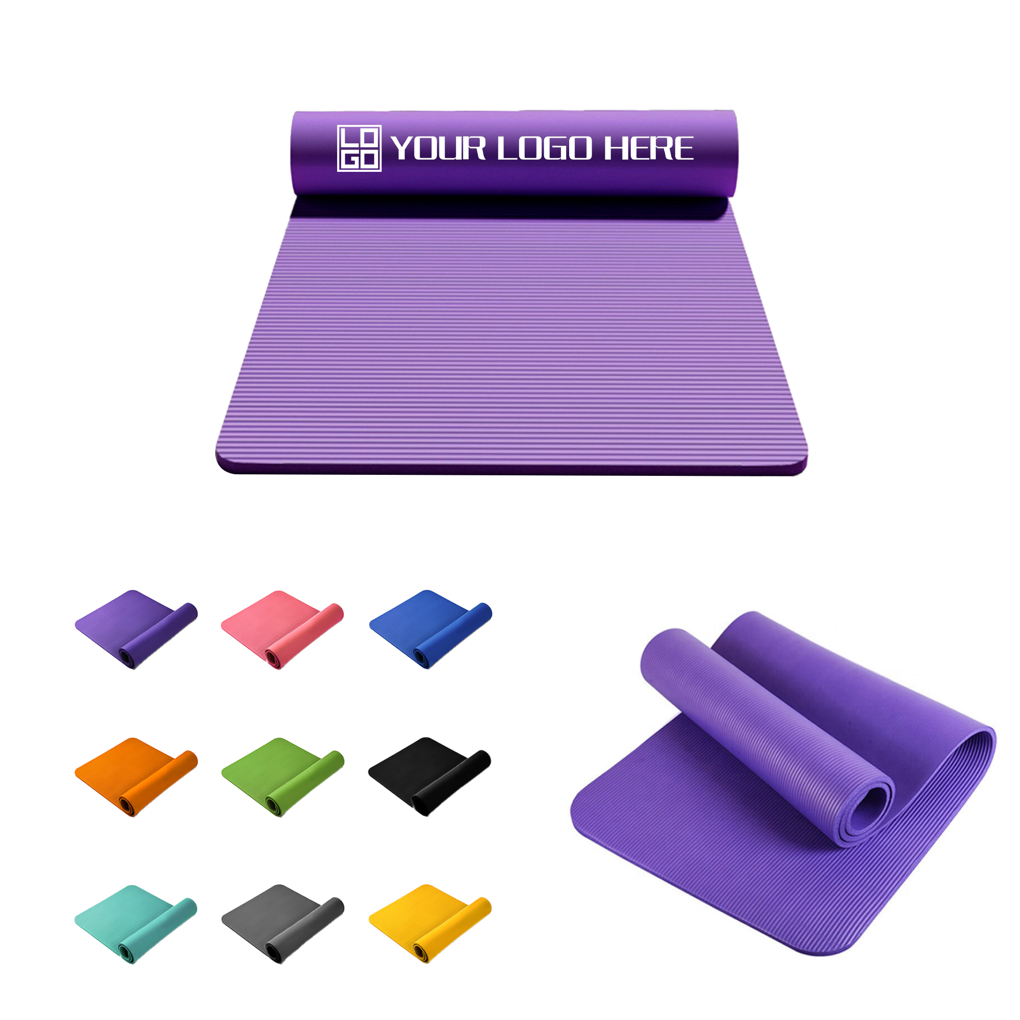 Customizable Portable Non Slip Yoga Mat 2