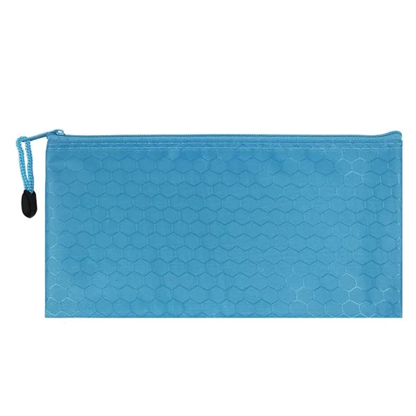 A6 Waterproof Oxford Zipper Pencil Pouch 2