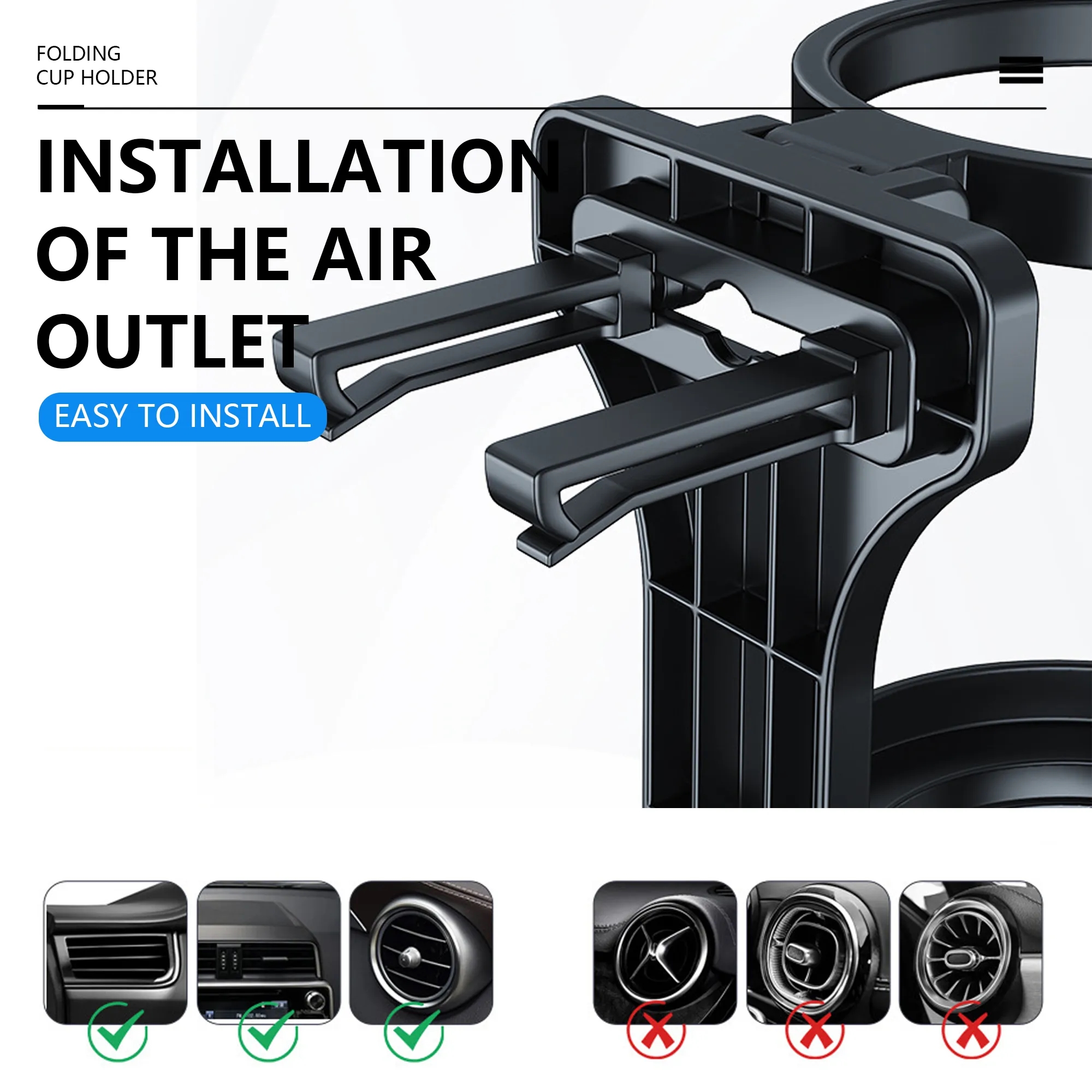 Collapsible Car Cup Holder 2
