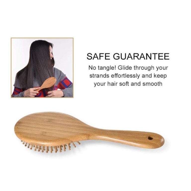 Natural Bamboo Hair Brush 2