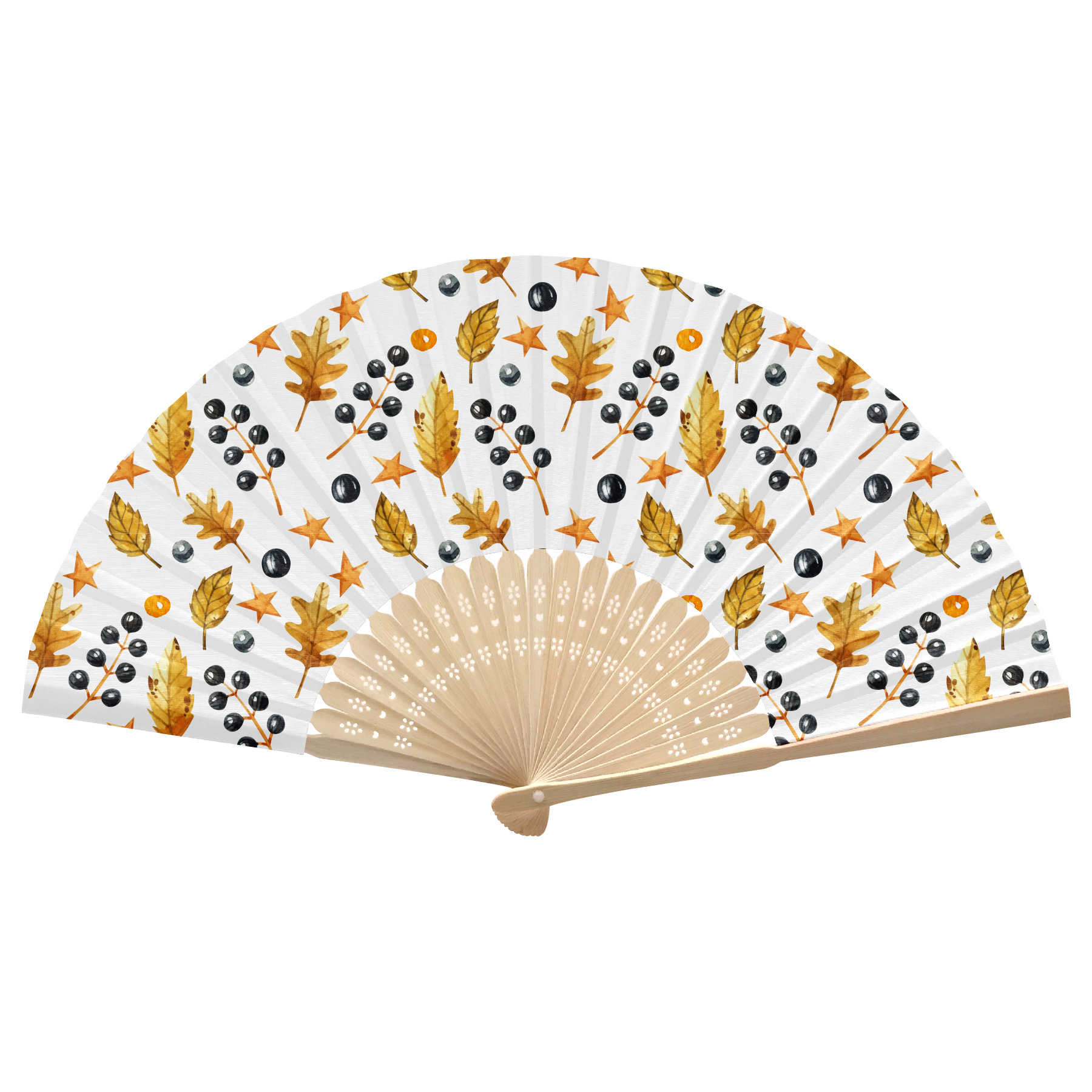 Foldable Bamboo Fan 27