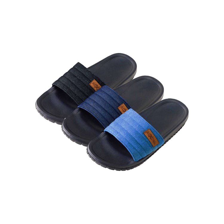 Men's Denim Open Toe Slip-on House Slippers Assorted S-3XL 1