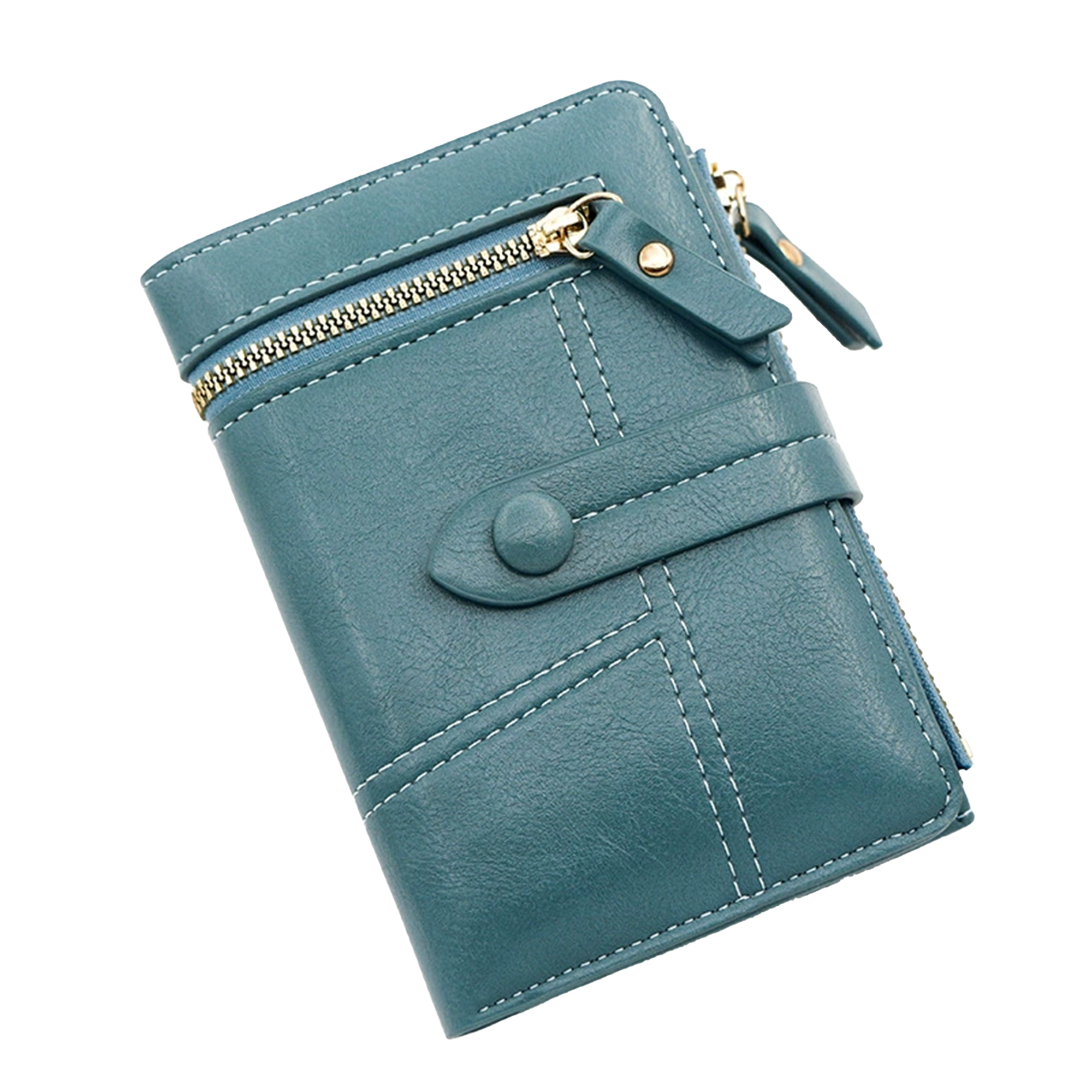 Women's Mini Zip Wallet in PU Leather 10