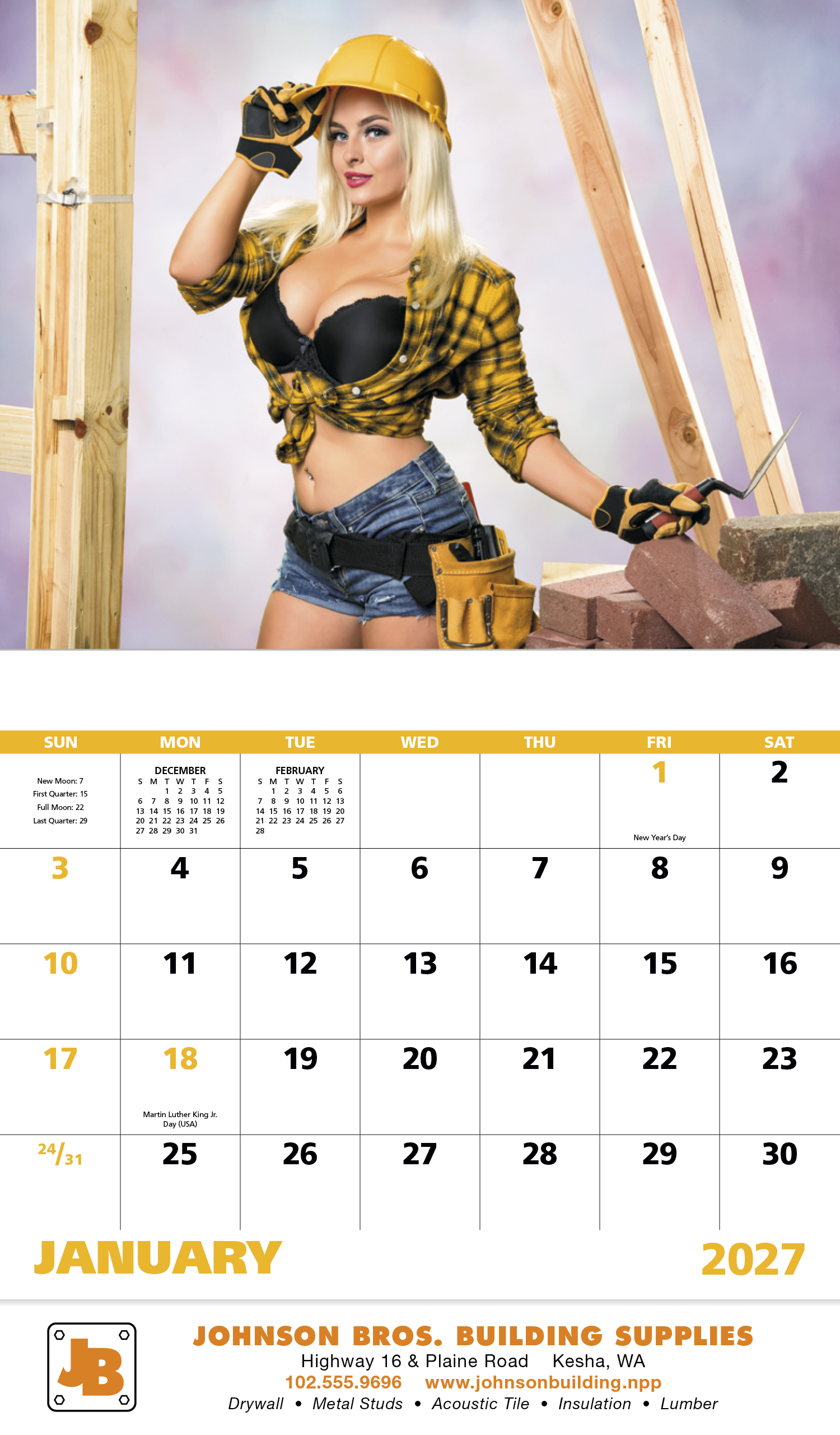 Good Value™ Fantasy Builders - Stapled Calendar 23