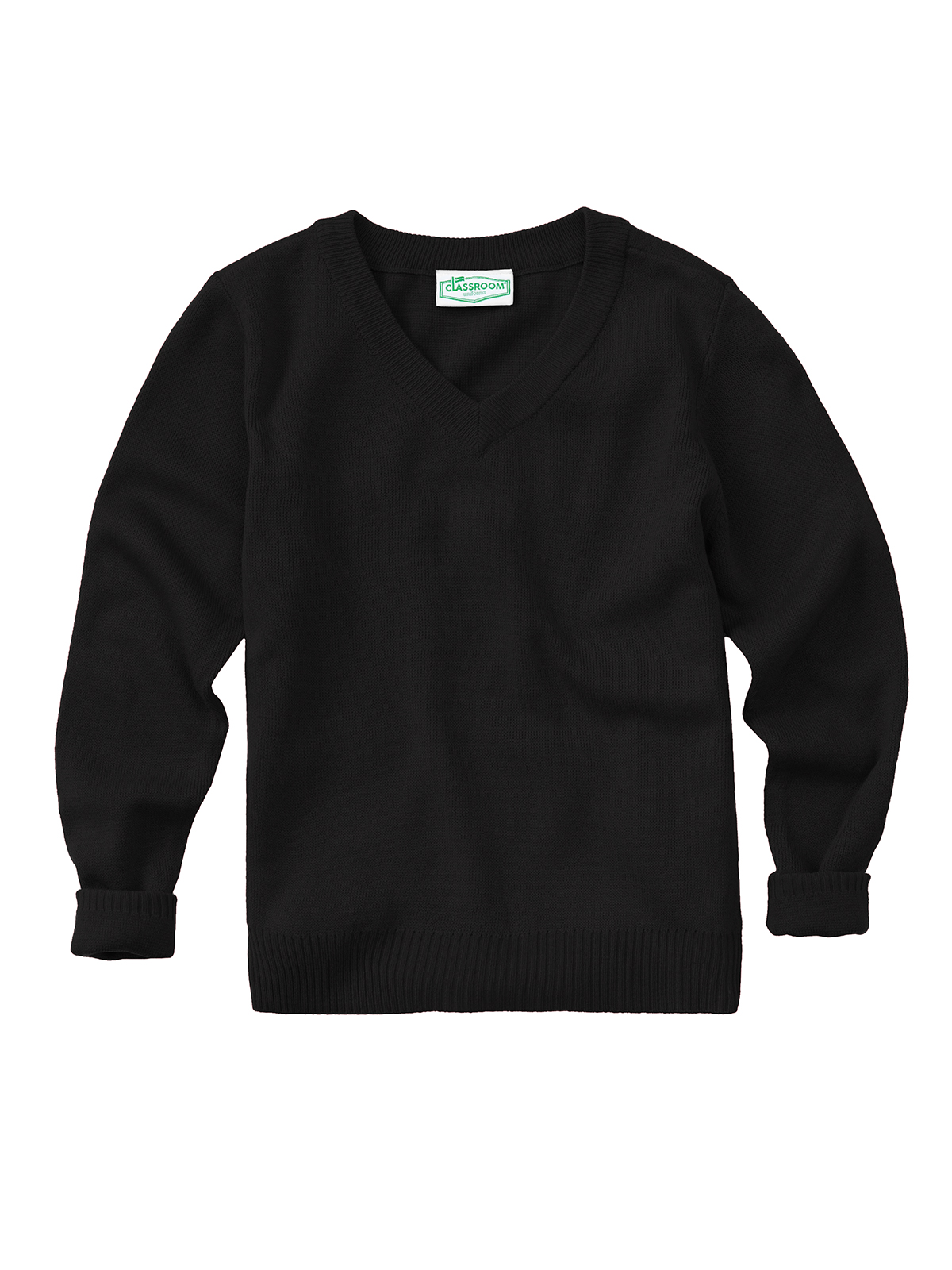 Classroom Uniforms - Youth Unisex Long Sleeve V-neck Sweater 6