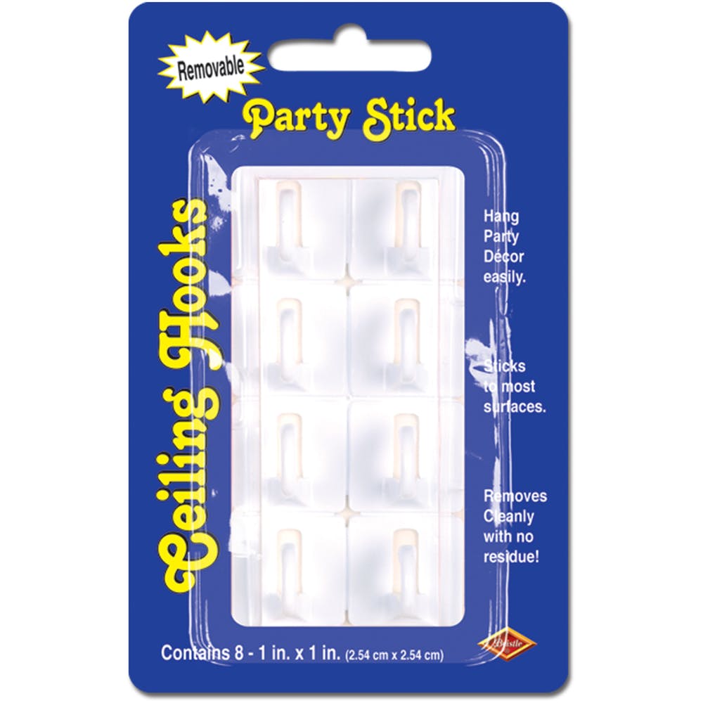 Ceiling Hooks - Removable 1" x 1" 1