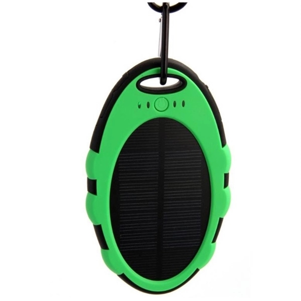 5000mAh Oval Solar Power Charger 3